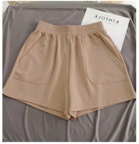 High-Waisted Wide-Leg Sport Shorts – Lightweight, Breathable & Stretchy, Summer Casual (Grey/Black/Pink/Blue/Mustard/Brown/Navy)_ecoleips.com