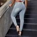 High Waist Stretch Ripped Skinny Jeans For Women - Distressed Denim Pants With Comfort Fit, Street Style Fashion (S-XXL, Light Blue/Deep Blue/Black)_ecoleips.com
