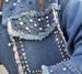 Women's Embroidered Denim Jacket – Long Sleeve Distressed Blue Jean Coat With Beaded Accents (Sizes S-XL)_ecoleips.com