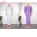 Plus Size V-Neck Evening Dress –Elegance With Bodycon Silhouette (Breathable Polyester Blend, Flutter Sleeves, High Waist For Effortless Glamour)_ecoleips.com