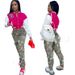 Women's Casual Printed Patchwork Short Jacket Long Sleeved Autumn Winter Fashion Style Bestseller_ecoleips.com