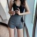 Women's Black Casual Waist Suit Shorts Loose Fit A-Line Thin Hot Pants Summer Trendy Casual Style_ecoleips.com