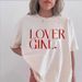 Summer Women's Short Sleeve T-Shirt Letter Print Casual Style Custom Design True To Size Regular Fit_ecoleips.com