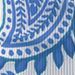 Vintage Blue White Paisley Textured One Piece Bikini Sling Square Neck Adjustable Side Ties High Leg Cut Slim Fit Vacation Swimsuit For Women_ecoleips.com