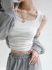 Women Solid U Neck Ribbed Tank Top Camisole Women Summer Basic Elastic Tank Top U Neck Solid Tank Top_ecoleips.com