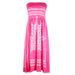 Summer Sexy Fashion New, Digital Positioning Printing Chest Wrap Dress Beach Dress Candy Color Spot_ecoleips.com