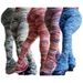 Women's Clothing Style Women's Colorful Striped Fluffy Furry Pants Personality Stacked Trousers For Formal & Casual For Women_ecoleips.com