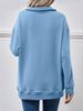 Women's Collared Long-sleeved Loose Fleece-lined Sweatshirt_ecoleips.com