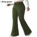 Women's Clothing Yoga Pants Slightly Flared High Waist Slim Spring And Autumn Style Flared Wide Leg Yoga Pants_ecoleips.com
