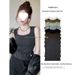 Women's Summer Camisole Top, Versatile Stylish, Can Be Worn As An Outer Layer, Sleeveless, Conceals Side Bulges,_ecoleips.com