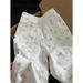 Floral Print High-Waist Wide-Leg Jeans – Summer Lightweight Denim Pants With Flowy Fit (White, S-Xl)_ecoleips.com