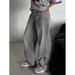 Retro High Waist Wide Leg Jeans For Women Loose Straight Casual Long Pants Trendy Streetwear For Spring Autumn_ecoleips.com