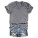 Custom-made From A Provided Image, Cross-border Women's European And American Casual Loose-fit Pullover V-neck_ecoleips.com