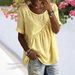 2026 European And American Cross-border Foreign Trade New Clothing, Spring/summer Solid Color Round Neck_ecoleips.com