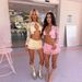 Summer Lace Mesh Three Piece Set For Women Casual Fashionable Style Jacket Bra Skirt_ecoleips.com