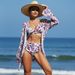Women's Sexy Floral Print Bikini Set - High Elasticity Swimwear With Removable Padding, Multi-Color & Plus Size Options (S-XXL)_ecoleips.com