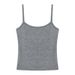 1pcs Girls Padded Bra Tank Top Women Casual Strap Top Vest Female Camisole With Removable Built In Bra Fitness Clothing S M L XL_ecoleips.com