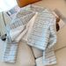Elegant Blue Tweed Jacket For Women - French-Inspired Pearl Button Short Coat, Chic And Stylish_ecoleips.com