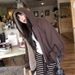 girl Hooded For Women, Short Style, 2025 New Autumn And Winter Small Size Popular Coat, Thickened Plush Cotton Padded Jacket_ecoleips.com