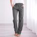 Women's Spring And Summer New Solid Color Cotton And Linen Drawstring Loose Casual Wide-leg Trousers_ecoleips.com