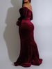 K Women's Formal Dress, Floor Length Skirt, Wrap Skirt, Sexy Party Dress_ecoleips.com