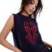 Women's Knitted Vest Sleeveless Round Neck Jacquard Outerwear For Autumn Fashion_ecoleips.com