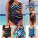 Women's Clothing Large Size One Piece Loose Swimsuit Positioning Sexy Bikini Belly Covering One Piece Swimsuit_ecoleips.com