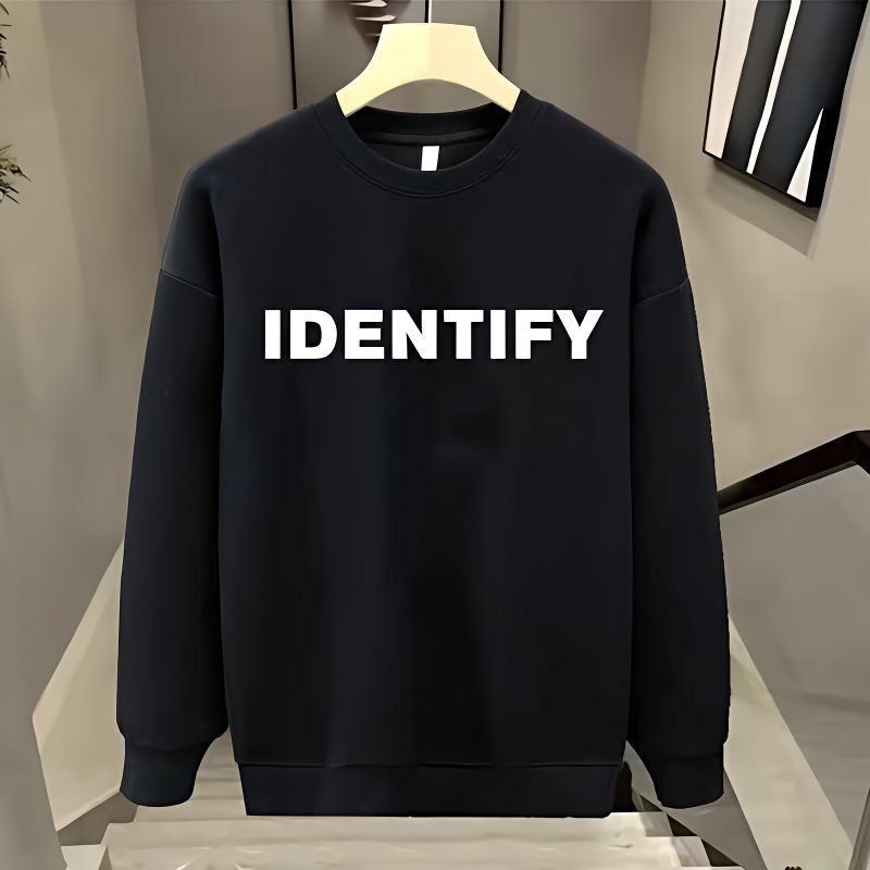 FW25 Matching Couple Cotton Crew Neck Sweatshirt - His & Hers_ecoleips.com