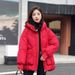2025 Winter Down Padded Jacket Women's Loose Hooded Padded Jacket Casual Thickened Thermal Padded Jacket_ecoleips.com