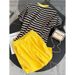 Women's Clothing Fashion Net Red Summer New Striped Shorts Suit Women's Thin Running Suit Western Style Age Reducing Two Piece Suit_ecoleips.com