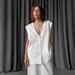 Summer New Cross-Border Comfortable Breathable Cotton Vest Long Pants Pajama Set European And American Wholesale_ecoleips.com