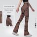 Women's Clothing Peach Flared Pants Women's Yoga High Waist Hip Lifting Tights Wide Leg Fitness Pants Quick-drying Running Sports_ecoleips.com