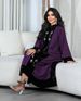 Modest Abaya Dress/Muslim Dress Women Luxury Dubai-Style Velvet Abaya Dress – Crystal Embellishments & Elegant Satin Panels For Modest Fashion_ecoleips.com