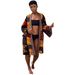 Women's Clothing Totem Print Long Sleeve Trench Coat Casual Style Sexy Fashion Outerwear For Ladies Spring Autumn_ecoleips.com