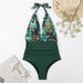 Women's Clothing New Hot Selling Swimsuit Women's One Piece Backless Sexy Conservative Belly Covering Cross Border Bikini Swimsuit_ecoleips.com