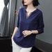 Autumn Women's Top, Large-Sized Loose And Elegant Long-Sleeved T-Shirt, A Base Layer For Middle-Aged Mothers In Early Au_ecoleips.com