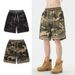 Women's American Retro Camouflage Cargo Shorts Heavyweight Embroidered Five Point Sports Basketball Pants Trendy Summer_ecoleips.com