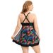Women's Clothing Large Size Swimsuit Women's Conservative Split Bikini Swimsuit Spot Boxer Shorts_ecoleips.com
