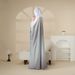 NISA Arab High Quality Women's Clothing Flash Gradient Polyester Muslim Abaya Four Piece Set_ecoleips.com