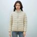 Pinghu Chixin New National Standard 90 Simple Solid Color Women's Stand Collar Lightweight Down Jacket For Women_ecoleips.com