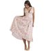 2026 Summer New Slim Fit Strap Long European And American Style Fashion Printed V-neck Elegant Dress_ecoleips.com