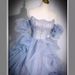 Off-the-shoulder Evening Dress 2026, Haze Blue, Piano Recital, Coming-of-age Ceremony, Wedding Bel Canto Solo, Blue_ecoleips.com