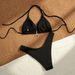 Cross-Border European And American Bikini Swimsuit With Chest Pads, Three-Piece Sexy Swimwear For Women, Adjustable_ecoleips.com