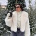 Fox Fur Coat Women's Cropped Autumn And Winter Fur Coat Young And Versatile Plush Women's Clothing_ecoleips.com