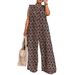 Women’s Clothing casual wide leg printed jumpsuit_ecoleips.com