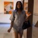 "Women's Striped Collar Short Sleeve Shirt & High Waist Straight Leg Shorts Set - Sweet & Fresh Outfit For Casual Wear"_ecoleips.com
