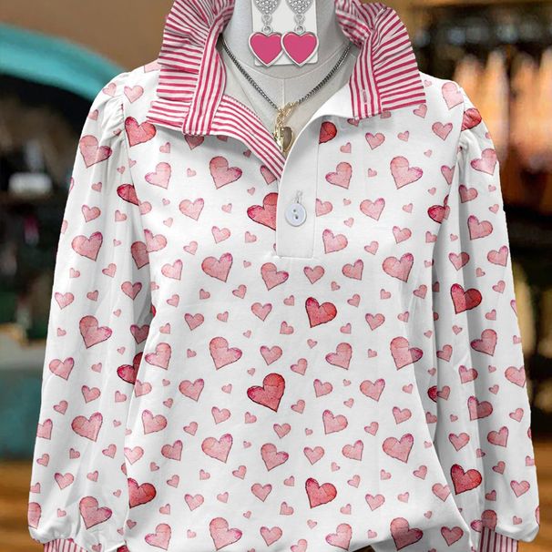Women's Christmas Snowman Lapel Top Limited Edition Fashionable Casual Fit Top_ecoleips.com