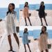 Women's Lightweight Chambray Shirt Cover-Up – Beach Dress, Swimwear Wrap, Sun Protection Top, Casual Loose Fit Tunic_ecoleips.com