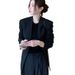 ng2510292 Korean Chic 2026 Spring New High-end French Retro Simple Loose Casual Commuter Blazer_ecoleips.com