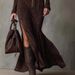New Retro Modern Stand Collar Zipper High Slit Waist Cinching Elegant Socialite Dress For Women From Europe And America_ecoleips.com